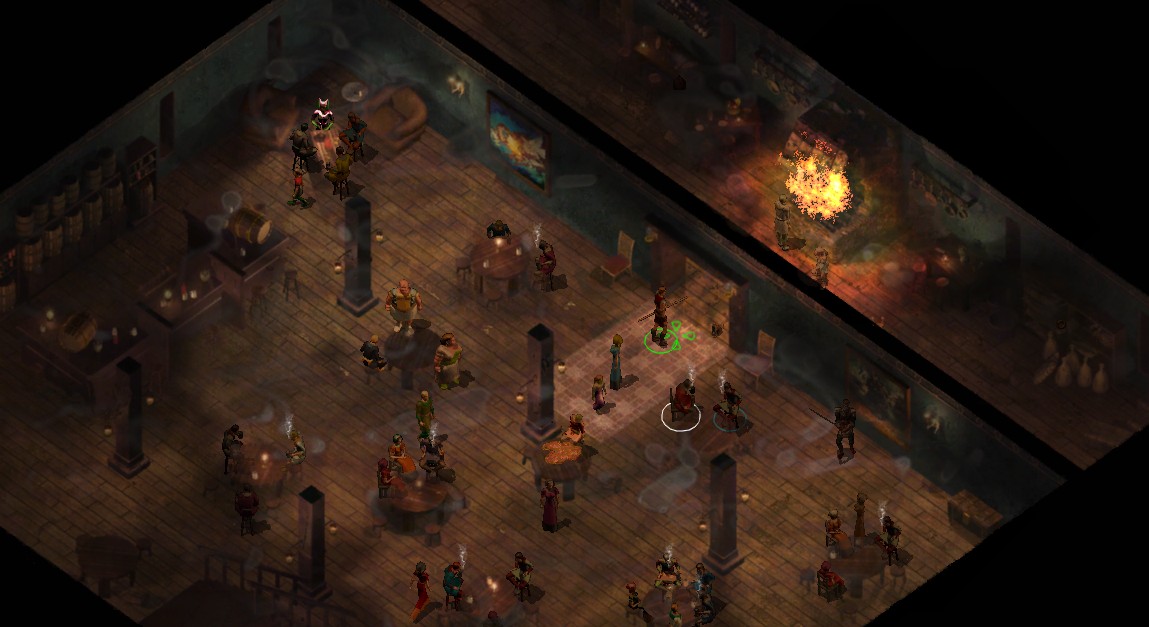 Screenshot of the Friendly Arm Inn in Baldur's Gate